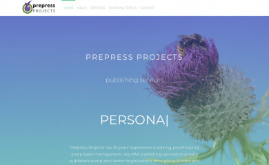 prepress-projects.co.uk screenshot