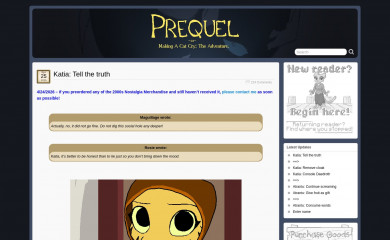 prequeladventure.com screenshot