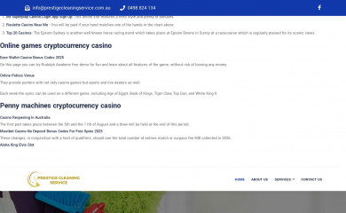 prestigecleaningservice.com.au screenshot