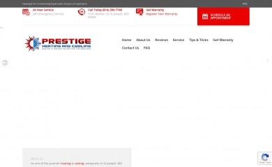 prestigehcpro.com screenshot