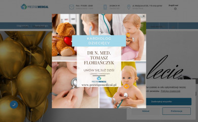 prestigemedical.pl screenshot