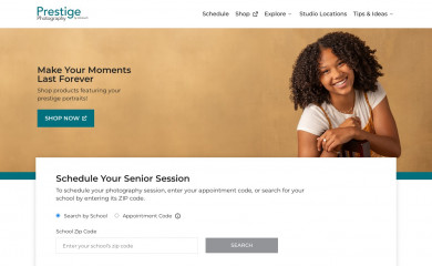 prestigeportraits.com screenshot