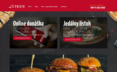 presto-zilina.sk screenshot
