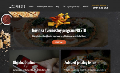 presto-zilina.sk screenshot