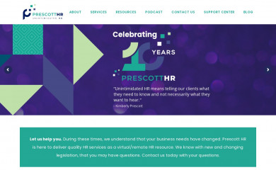 prescotthr.com screenshot