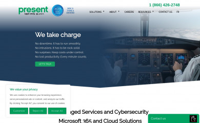 present.ca screenshot