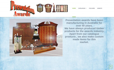 presentationawards.com.au screenshot