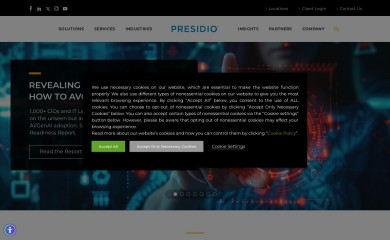 presidio.com screenshot