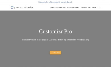 Customizr Pro screenshot