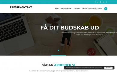 pressekontakt.dk screenshot