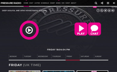 pressureradio.com screenshot