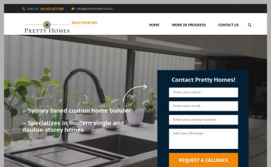 prettyhomes.com.au screenshot