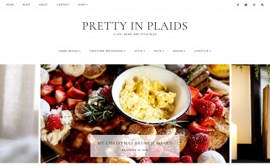 prettyinplaids.com screenshot