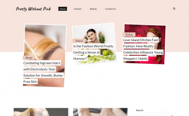 prettywithoutpink.com.au screenshot