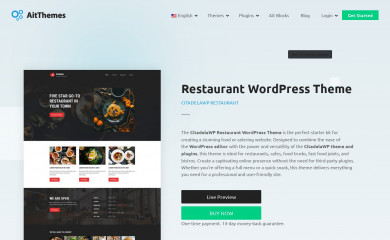 http://preview.ait-themes.club/theme/gourmet screenshot