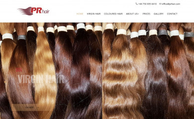 prhair.com screenshot