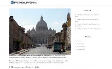 primagruppen.no screenshot