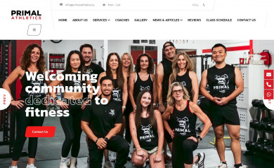primalathletics.ca screenshot