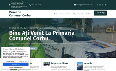 primariacorbu.ro screenshot