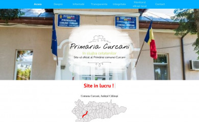 primariacurcani.ro screenshot