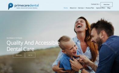 primecaredental.co.nz screenshot