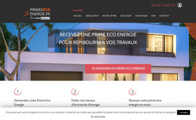 primesecoenergie.fr screenshot