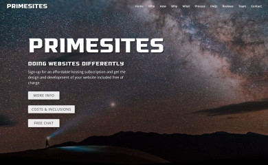 https://www.primesites.com.au/ screenshot