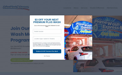 primewashexpress.com screenshot