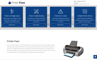 printerfixes.com screenshot