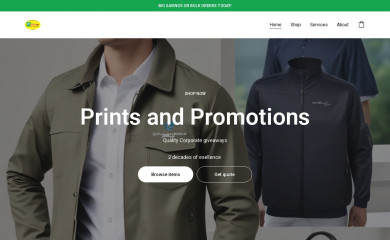 printsandpromotions.net screenshot