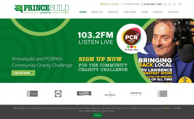 princebuild.co.uk screenshot