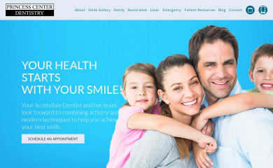 princessdentistry.com screenshot