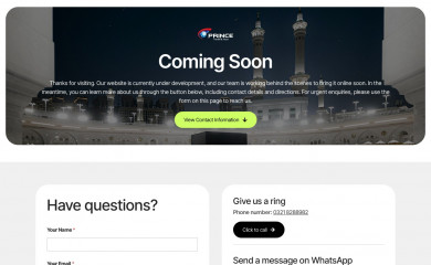 princetravelsandtour.com screenshot