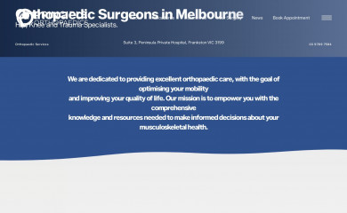 principleorthopaedics.com.au screenshot