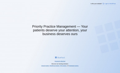 prioritypracticemgt.com screenshot