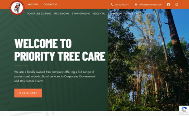 prioritytreecare.com.au screenshot
