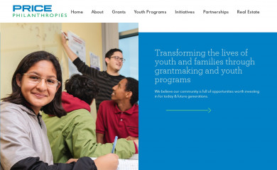 pricephilanthropies.org screenshot
