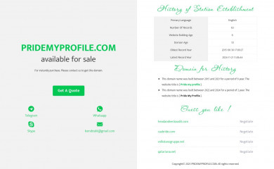 pridemyprofile.com screenshot
