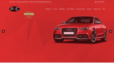 pristinecollisioncenter.com screenshot