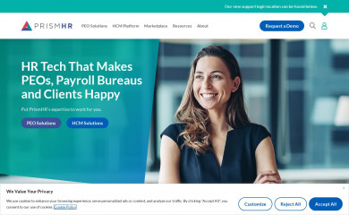 prismhr.com screenshot