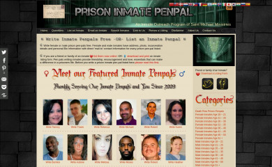 prisoninmatepenpal.com screenshot
