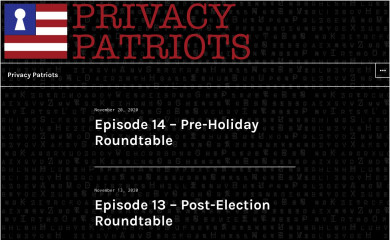 privacypatriots.org screenshot