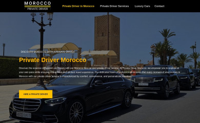 privatedrivermorocco.com screenshot