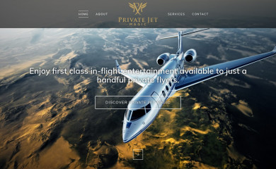 privatejetmagic.com screenshot