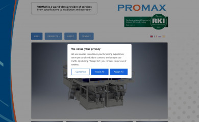 promaxind.com screenshot