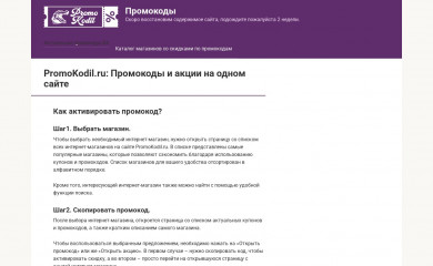 promokodil.ru screenshot