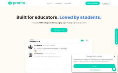 pronto.io screenshot