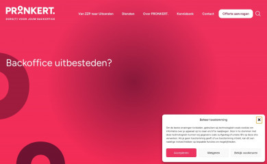 pronkert.nl screenshot