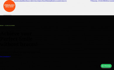 proalignsmileshop.com screenshot