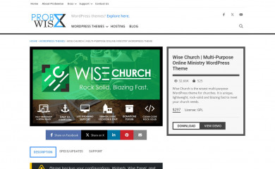 Wise Church screenshot